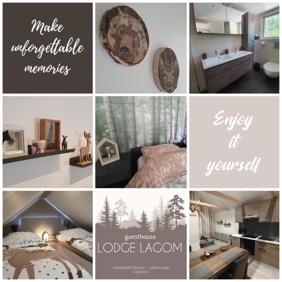 Luxury Guesthouse 'Lodge Lagom' - Hammarstrand-Jaemtland Exterior foto